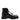 Dolce & Gabbana Black Leather Logo Ankle Boots Lace Up Shoes