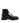 Dolce & Gabbana Black Leather Logo Ankle Boots Lace Up Shoes