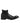 Dolce & Gabbana Black Leather Ankle Boots Slip On Shoes