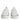 Dolce & Gabbana White Dotted Leather Slip On Men Sneakers Shoes