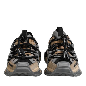 Dolce & Gabbana Multicolor Panelled Space Sneakers Shoes
