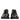 Dolce & Gabbana Black White Calfskin Chunky Derby Shoes
