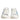 Dolce & Gabbana White Leather Printed Low Top Sneakers Shoes