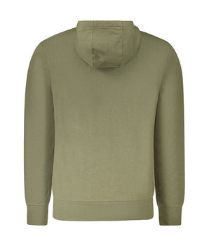 North Sails Green Cotton Men's Hooded Sweater