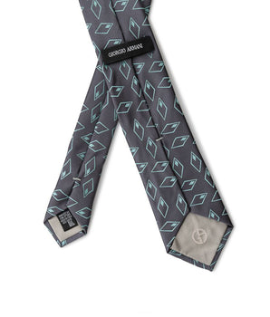 Giorgio Armani Gray Silk Tie