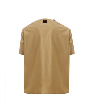 Emporio Armani Brown Cotton T-Shirt