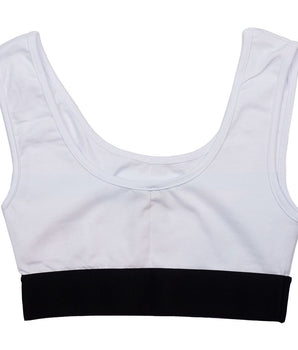 Comme Des Fuckdown White Cotton Women Top