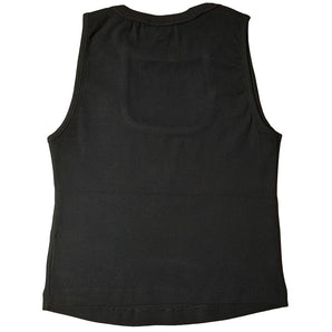 Comme Des Fuckdown Black Cotton Tops & T-Shirt