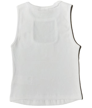 Comme Des Fuckdown White Cotton Women Top