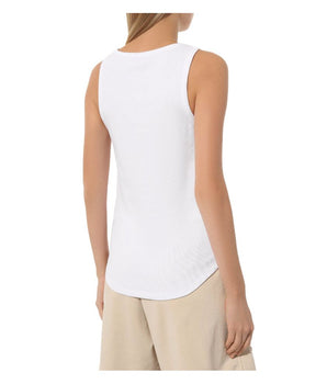Comme Des Fuckdown White Cotton Women Top