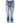 Dsquared² Blue Washed Cotton Mid Waist Skinny Denim Jeans