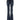 John Galliano Blue Cotton Mid Waist Wide Leg Denim Jeans