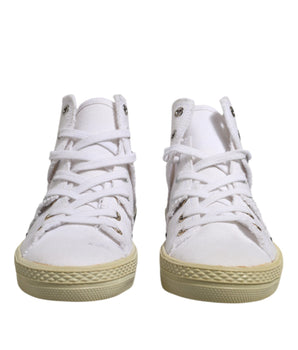 Maison Margiela White Lace Up Mid Top Women Sneakers Shoes