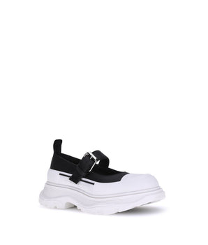 Alexander McQueen Black Rubber Ballet Flats