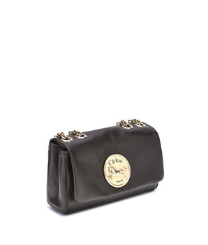 Chloé Brown Calf Leather Bos Taurus Shoulder Bag