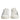 Dolce & Gabbana White Black Leather Lace Up Men Sneakers Shoes