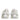 Dolce & Gabbana White Gray Low Top Space Sneakers Shoes