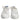 Dolce & Gabbana White Blue Low Top Leather Sneakers Shoes