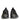 Dolce & Gabbana Black Lace Up Low Top NS1 Sneakers Shoes