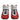 Dolce & Gabbana Red Quilted Leather Lace Up Sneakers Shoes