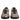 Dolce & Gabbana Brown Leopard Logo Print Cotton Sneakers Shoes