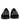 Dolce & Gabbana Black Embroidered Crown Loafers Shoes