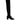 Dolce & Gabbana Black Suede Leather Knee High Boots Shoes
