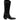 Dolce & Gabbana Black Calfskin Leather Logo High Boots Shoes
