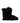 Dolce & Gabbana Black Faux Fur Mid Calf Boots Shoes