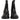 Dolce & Gabbana Black Leather Mid Calf Boots Flats Shoes