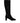 Dolce & Gabbana Black Suede Leather Knee High Boots Shoes