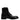 Dolce & Gabbana Black Leather Mid Calf Boots Lace Up Shoes