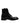Dolce &amp; Gabbana Black Leather Mid Calf Boots Lace Up Shoes