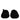 Dolce & Gabbana Black Wool Slip On Flats Ballerina Shoes