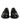 Dolce & Gabbana Black Leather Derby Wingtip Formal Shoes