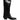 Dolce & Gabbana Black Leather High Boots Flats Shoes