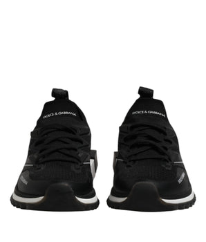 Dolce & Gabbana Black SORRENTO Sport Stretch Sneakers Shoes