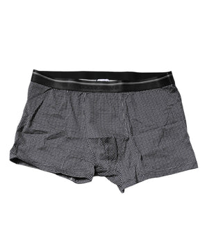 Dolce & Gabbana Gray Printed Cotton Boxer Short Underwear