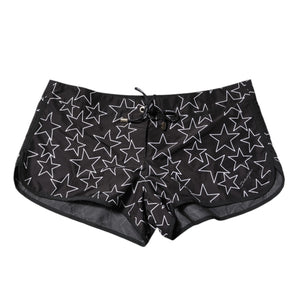 Dolce & Gabbana Black Star Print Beachwear Shorts Swimwear