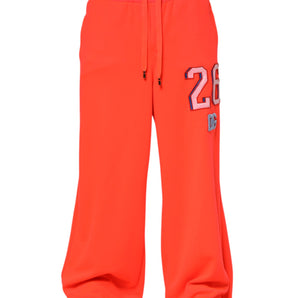 Dolce & Gabbana Orange Polyester Jogger Men Sweatpants Pants