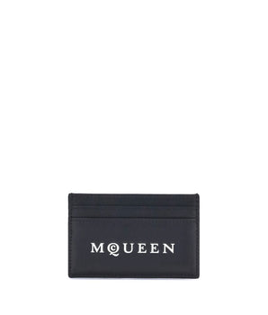 Alexander McQueen Black Calf Leather Bos Taurus Wallet
