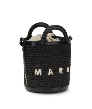 Marni Black Cotton Backet Bag