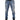 Dolce & Gabbana Blue Washed Tattered Logo Plaque Denim Jeans
