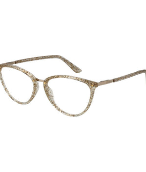 Guess Gold Plastic Glasses (Frames)