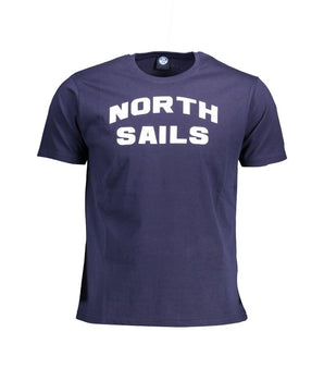 North Sails Blue Cotton T-Shirt