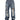 Dolce & Gabbana Blue Tattered Cotton Logo Plaque Denim Jeans