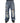 Dolce & Gabbana Blue Tattered Cotton Logo Plaque Denim Jeans