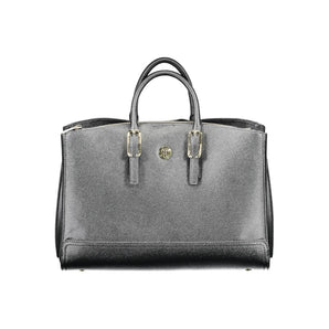 Bolso de mano Tommy Hilfiger de polietileno negro