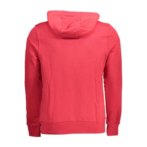 Cavalli Class Red Cotton Sweater