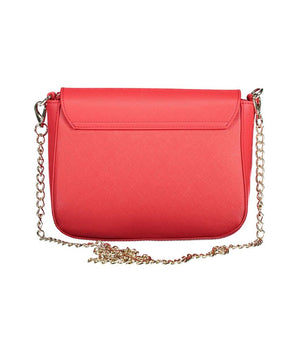 Mario Valentino Red Polyethylene Handbag